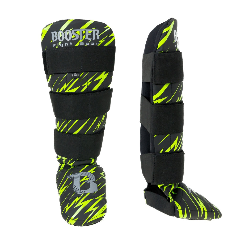 Combat serie 5 Scheenbeschermer black neon