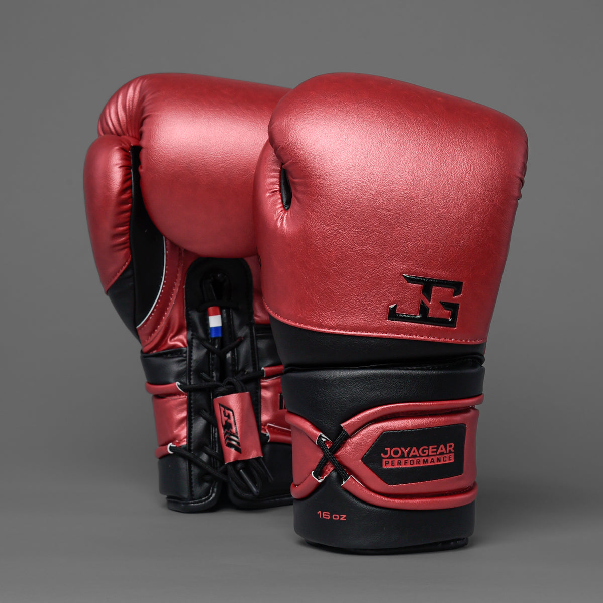 Joyagear Performance V2 Veters Bokshandschoenen - Zwart/Rood