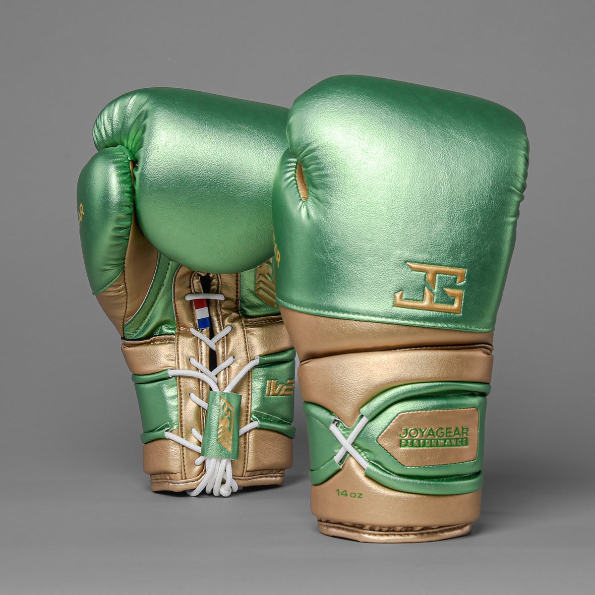 Joyagear Performance V2 Veters Bokshandschoenen - Goud/Groen