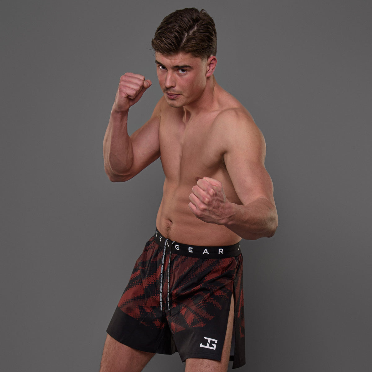 JOYAGEAR HIGH SPLIT ELITE MMA SHORT - Rood