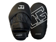 Focus mitt "DE LUXE" Leather (PAIR) Black/extra thin