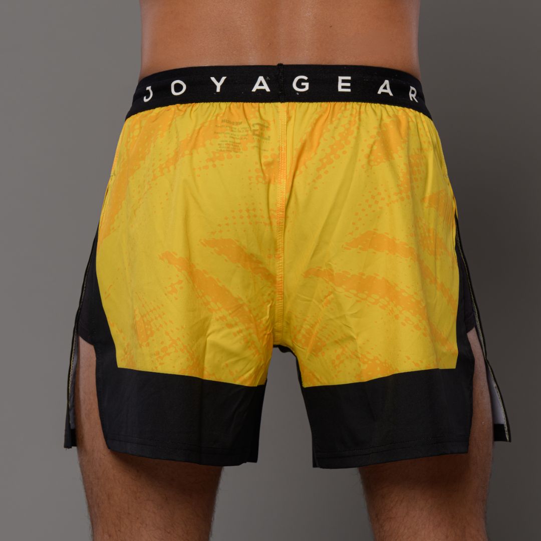 JOYAGEAR HIGH SPLIT ELITE MMA SHORT - Geel