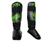 Joya Kinder Dragon Scheenbeschermers - Zwart/Groen