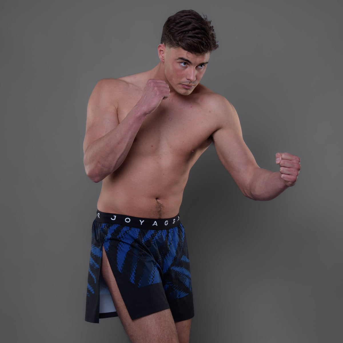 JOYAGEAR HIGH SPLIT ELITE MMA SHORT - Blauw
