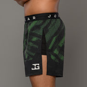 JOYAGEAR HIGH SPLIT ELITE MMA SHORT - Groen