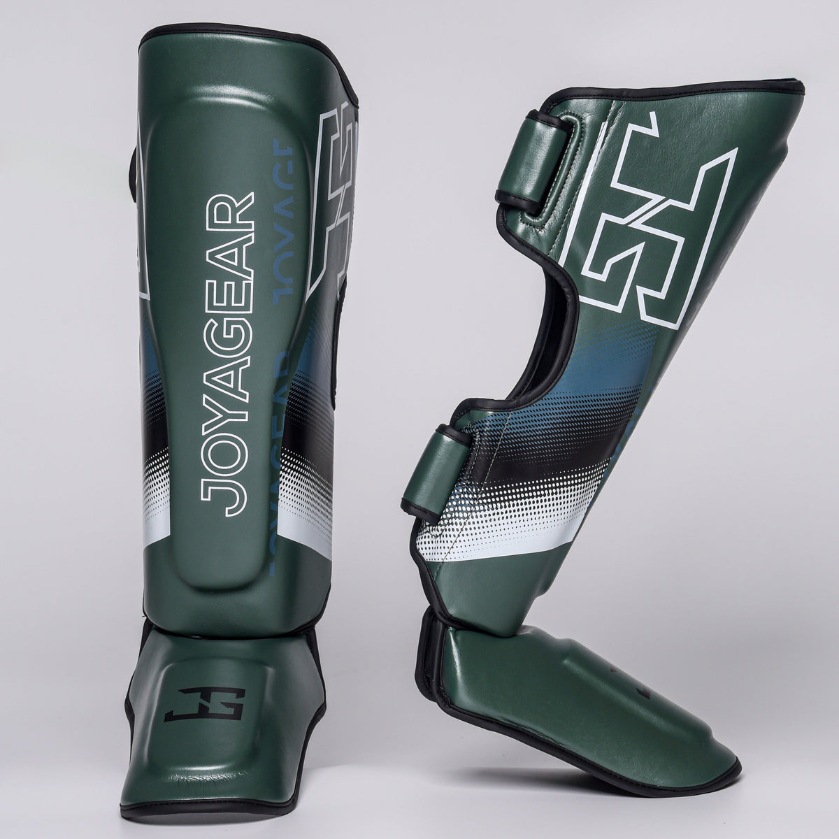 Joyagear Evolution Pro Scheenbeschermers - Groen/Wit
