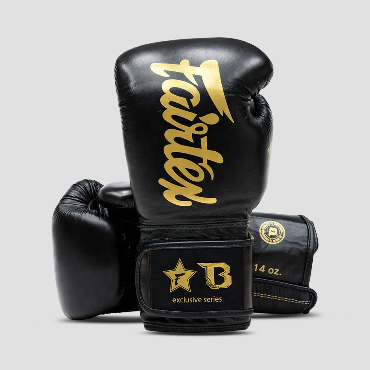 Fairtex x Booster BG V2 Black/Gold Bokshandschoenen