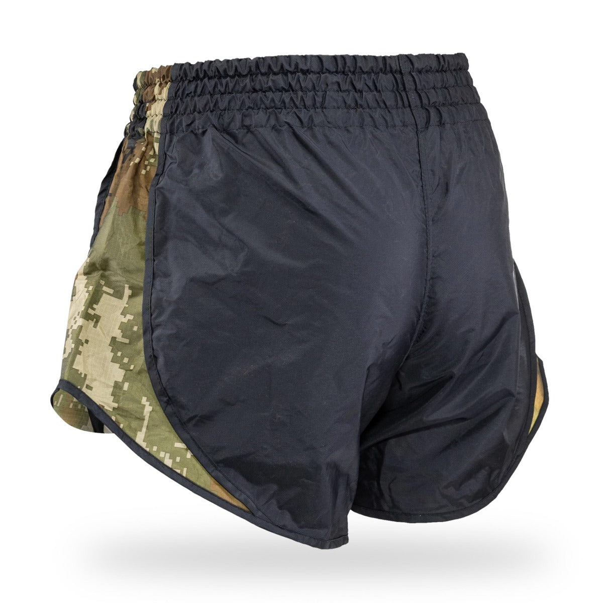 booster retro hybrid bl camo green shorts