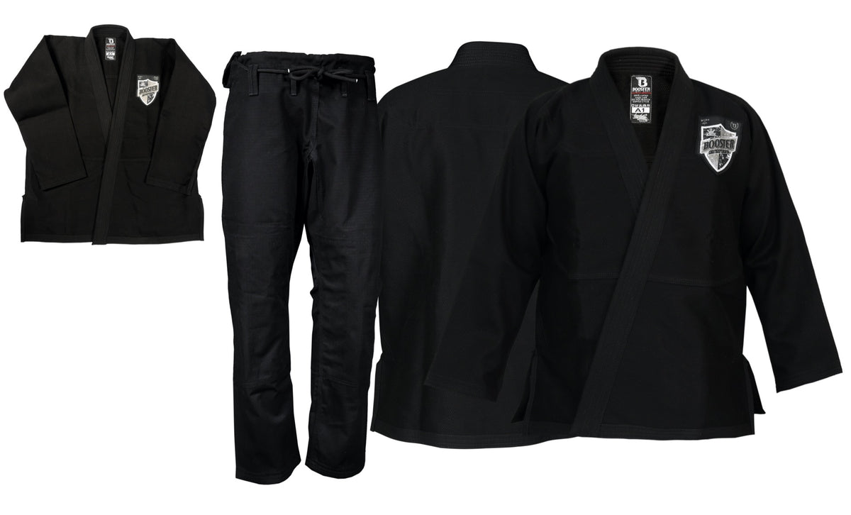 booster bjj v 2 pro shield black bjj gi