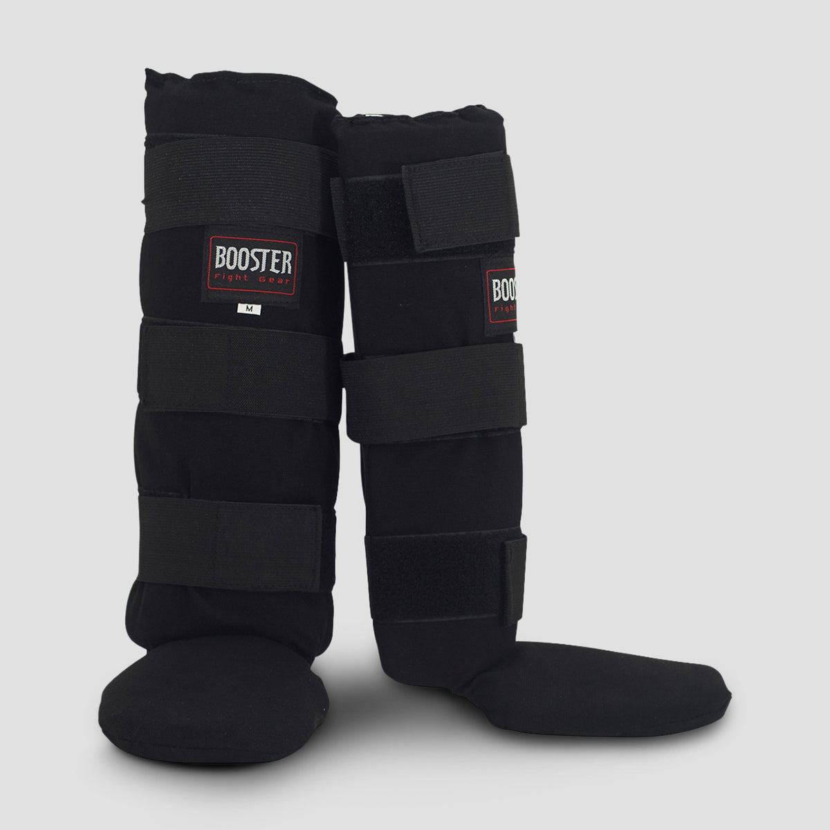Booster Fightgear BTSG Curved Black Katoenen scheenbeschermers