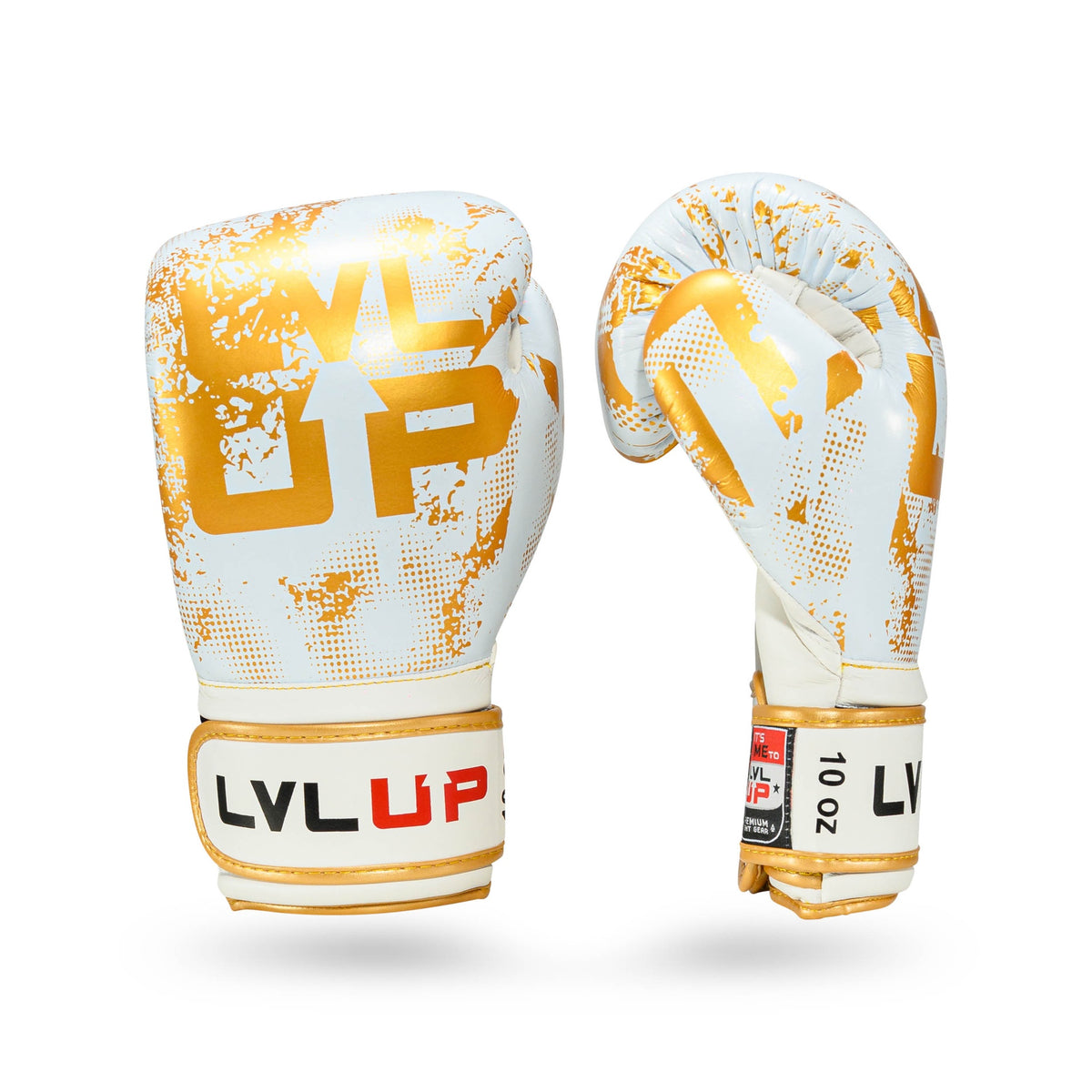 lvl up bg stadium 2 white gold bokshandschoenen