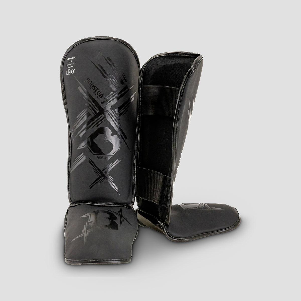Booster Fightgear SG Alpha Black Kids scheenbeschermers