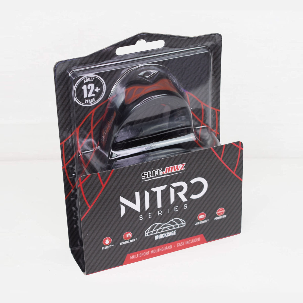 safejawz nitro black red adult gebitsbeschermer