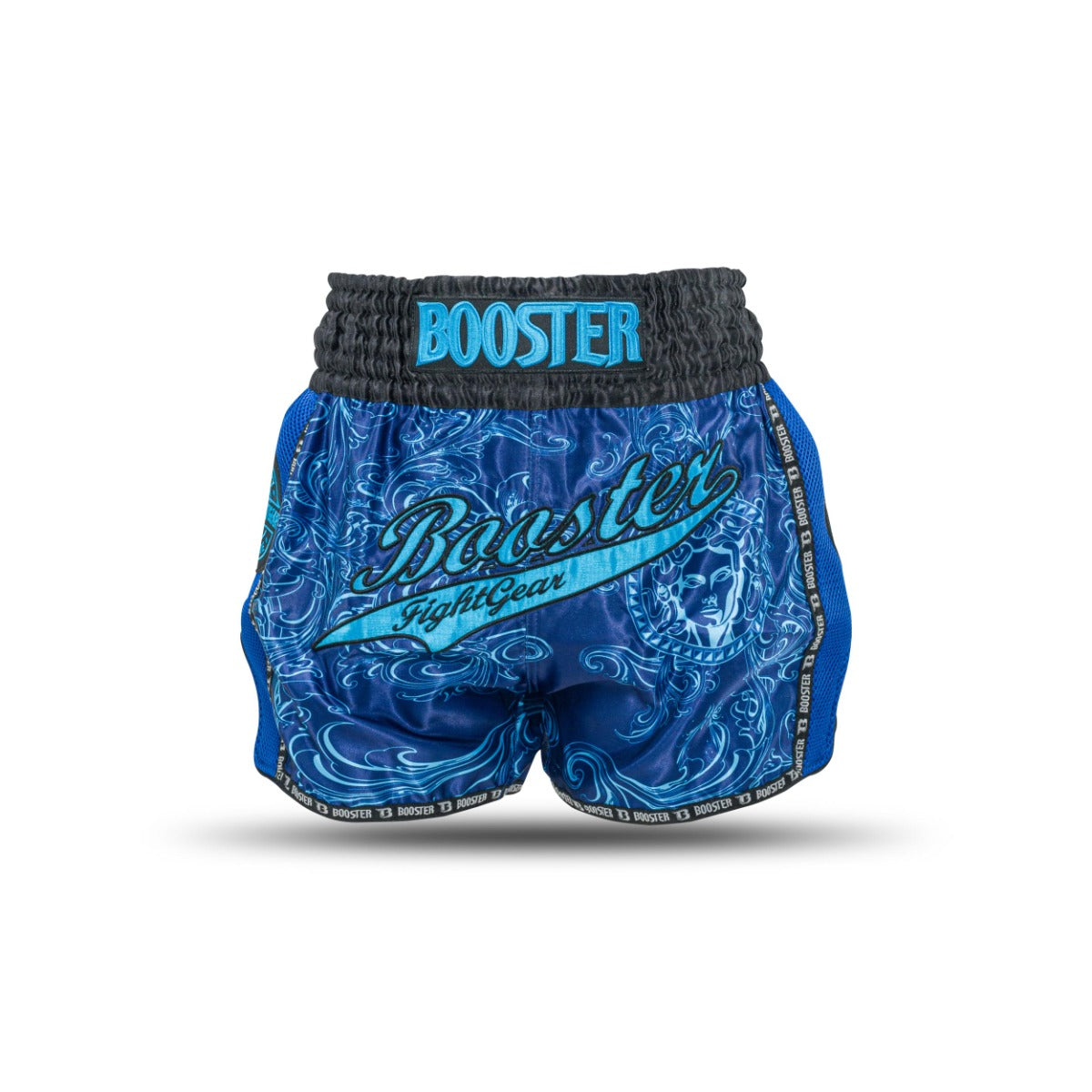 booster tbt medusa blue shorts