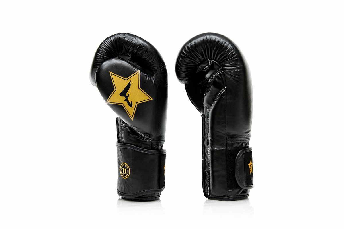 fxb bg v2 black gold bokshandschoenen