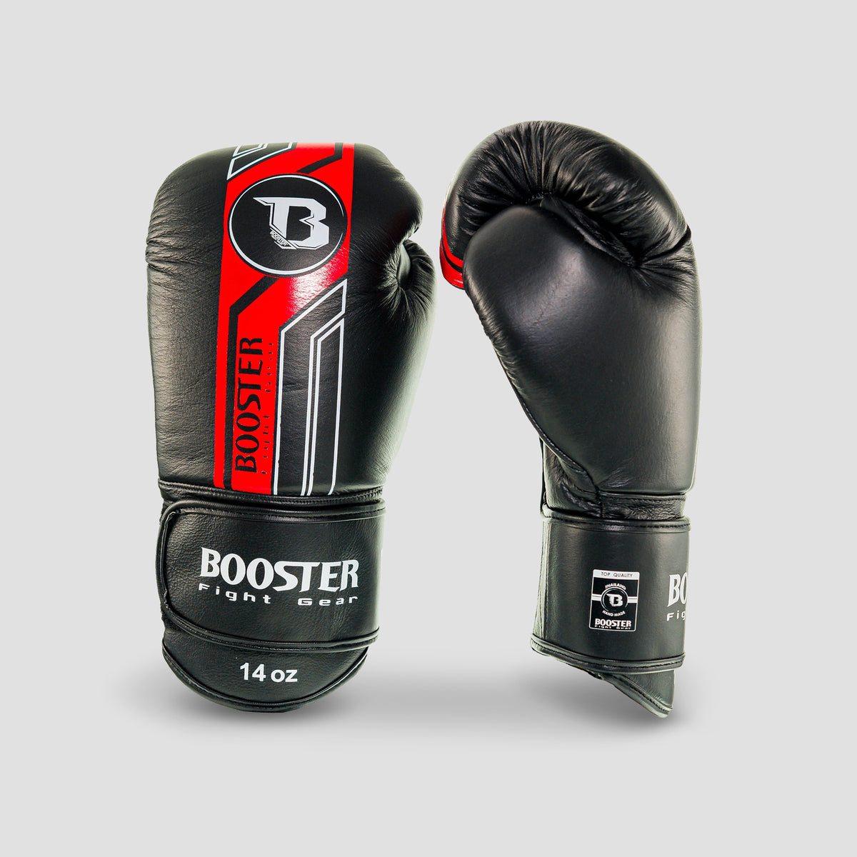 booster bgl v9 black red bokshandschoenen