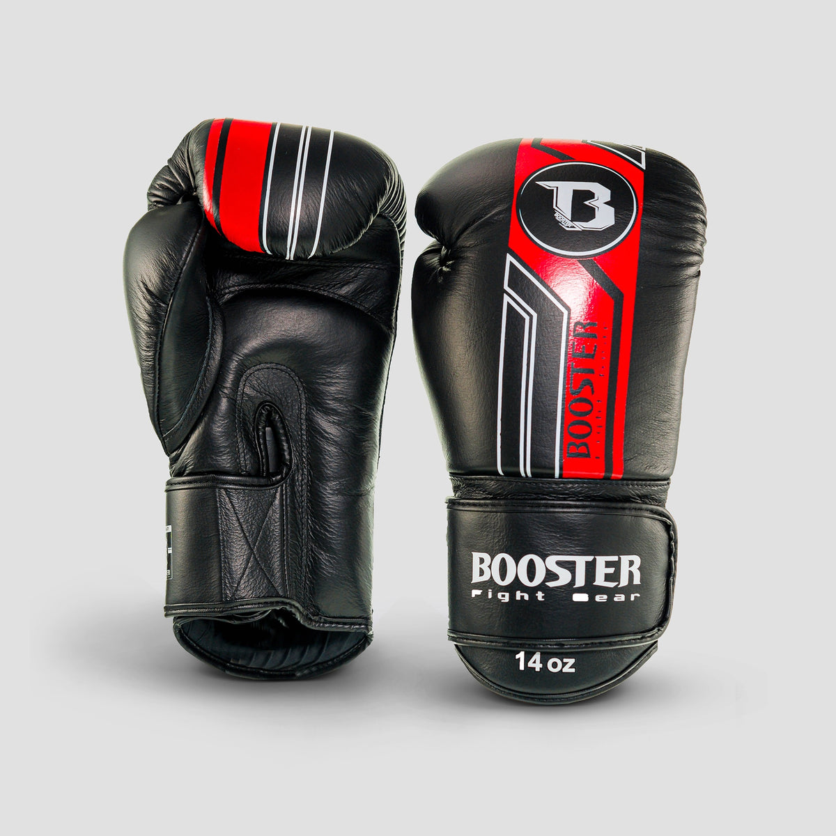 Booster Fightgear BGL V9 Black/Red Bokshandschoenen
