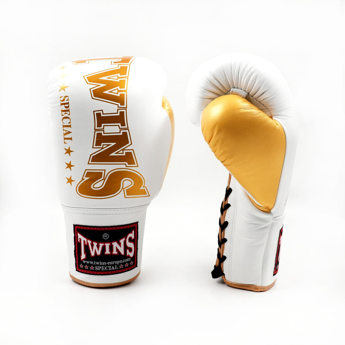 twins bgll 8 white laced bokshandschoenen veters