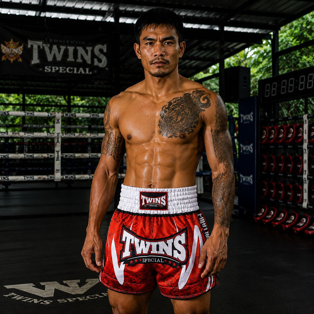 twins ttbl rusty red shorts