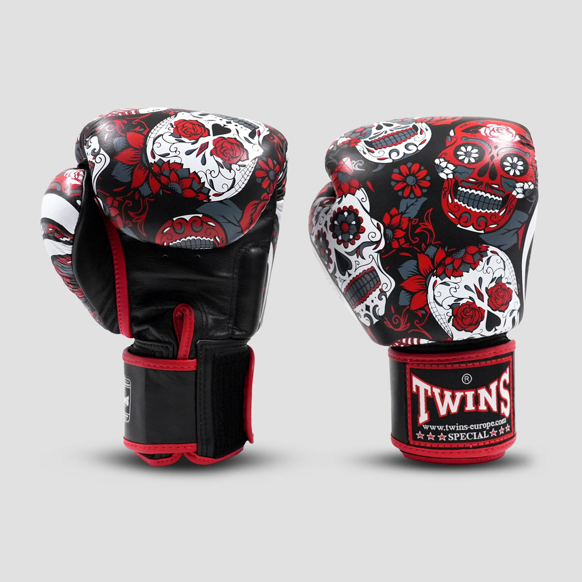 Twins Special FBGVL 4 Skull Red Bokshandschoenen