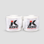 King Pro Boxing BPC White Bandages