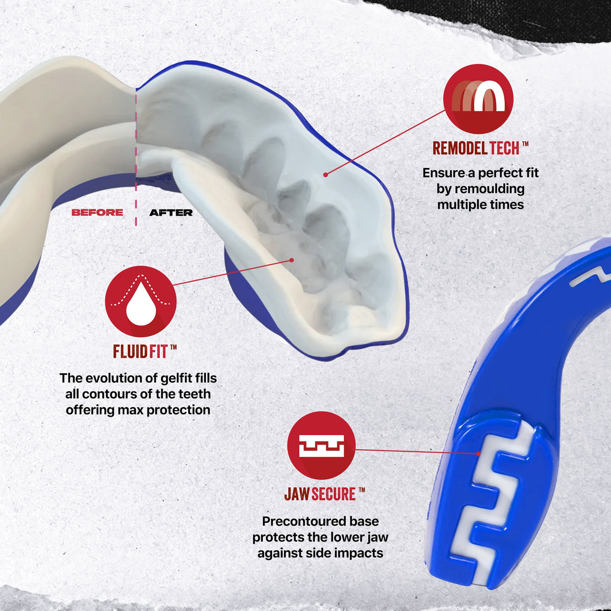 safejawz extro shark adult gebitsbeschermer