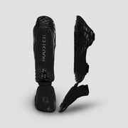 Booster Fightgear Cube Shinguard Black Scheenbeschermers