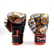 Twins Special FBGVL 3 Skull Orange Bokshandschoenen