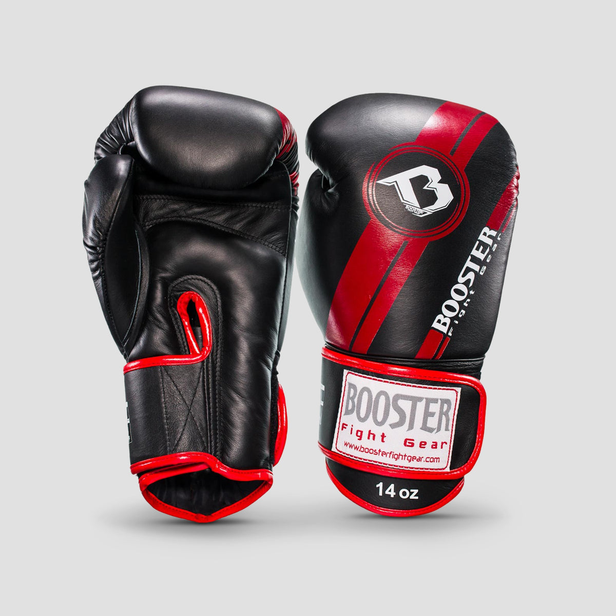 Booster Fightgear BGL 1 V3 Black/Red Foil Bokshandschoenen