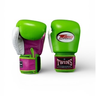 Twins Special BGVL 3-3T DKPK/GRE/White Bokshandschoenen