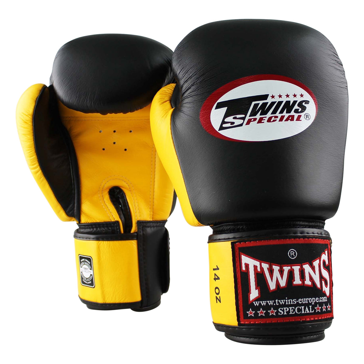 Twins Special BGVL 3-2T Yellow/Black Bokshandschoenen