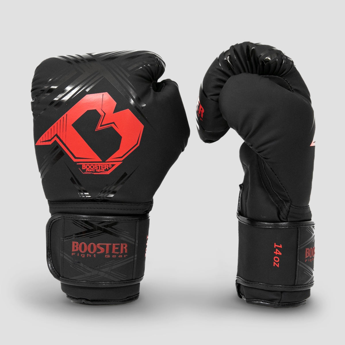booster alpha black red bokshandschoenen