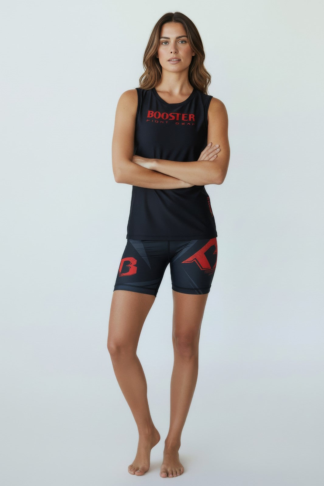 booster challenge v2 red short dames compressieshort