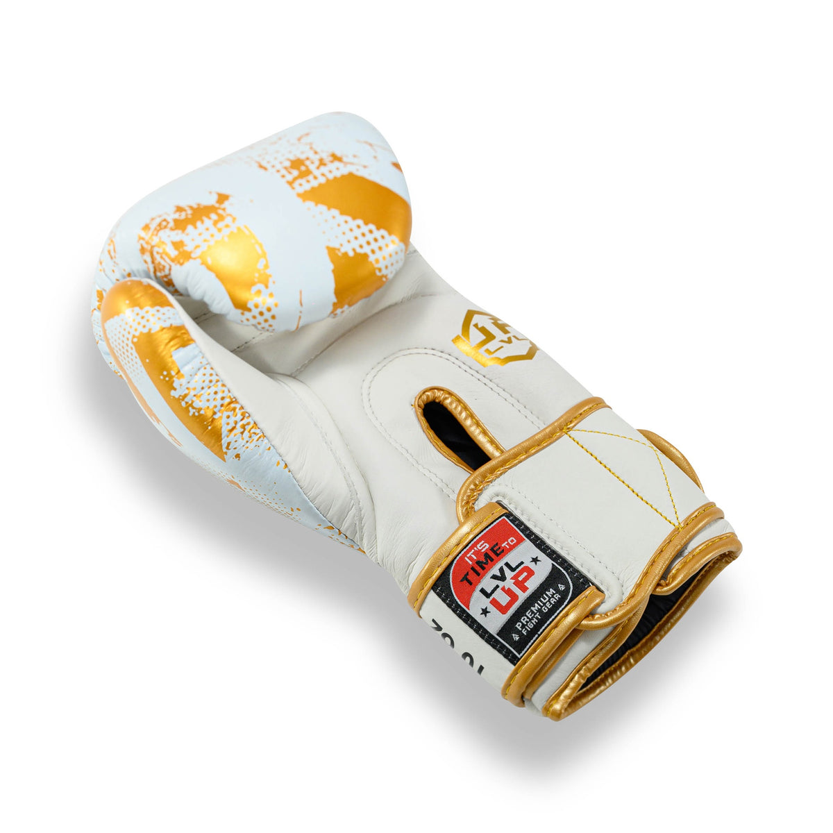 lvl up bg stadium 2 white gold bokshandschoenen