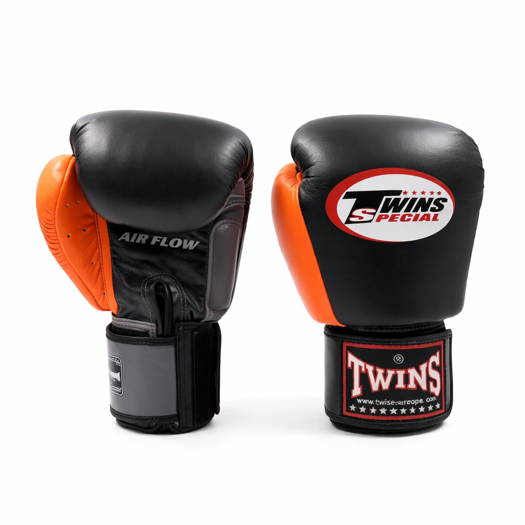 Twins Special BGVL 3 Air Black/Orange/Grey Bokshandschoenen