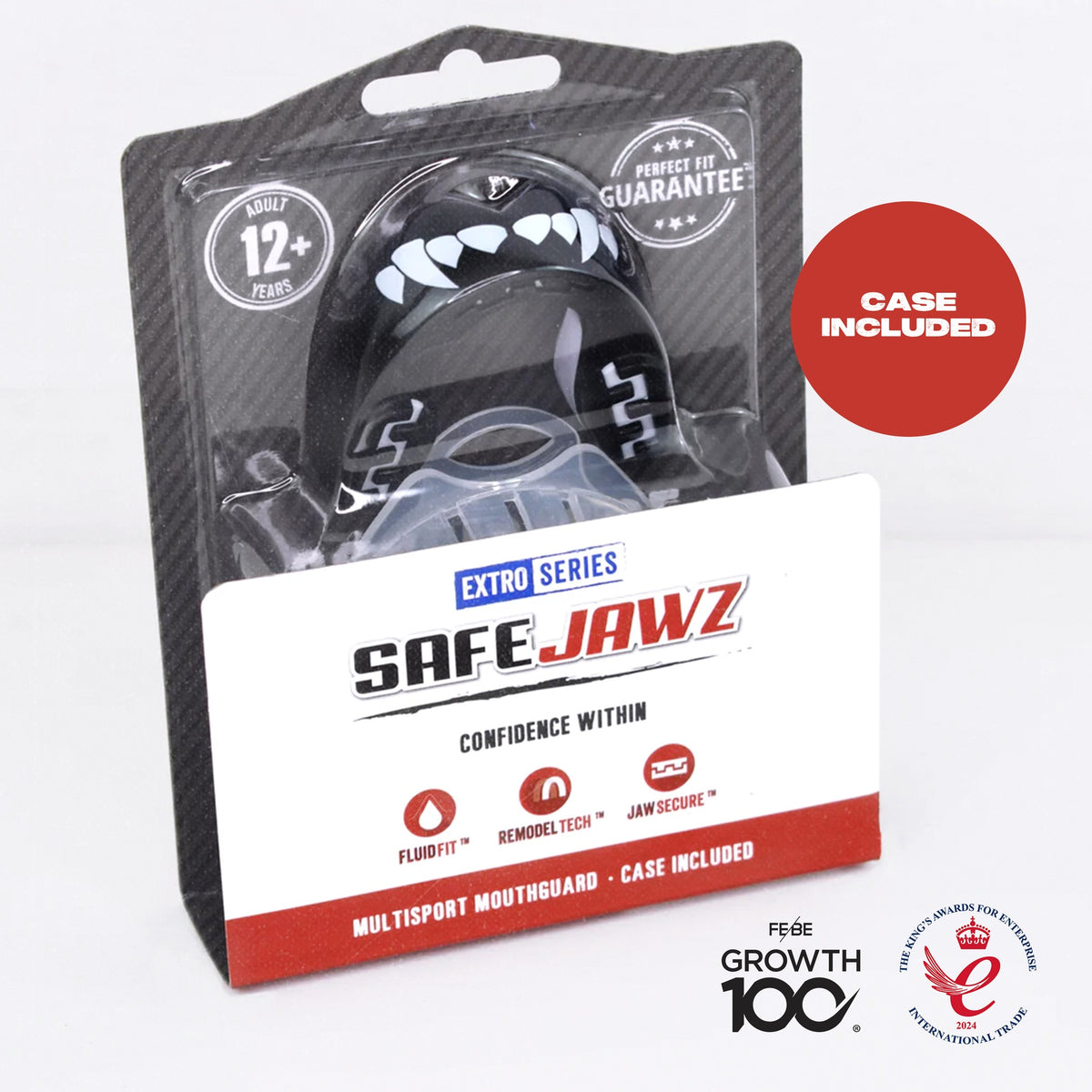 safejawz extro fangs black gebitsbeschermer