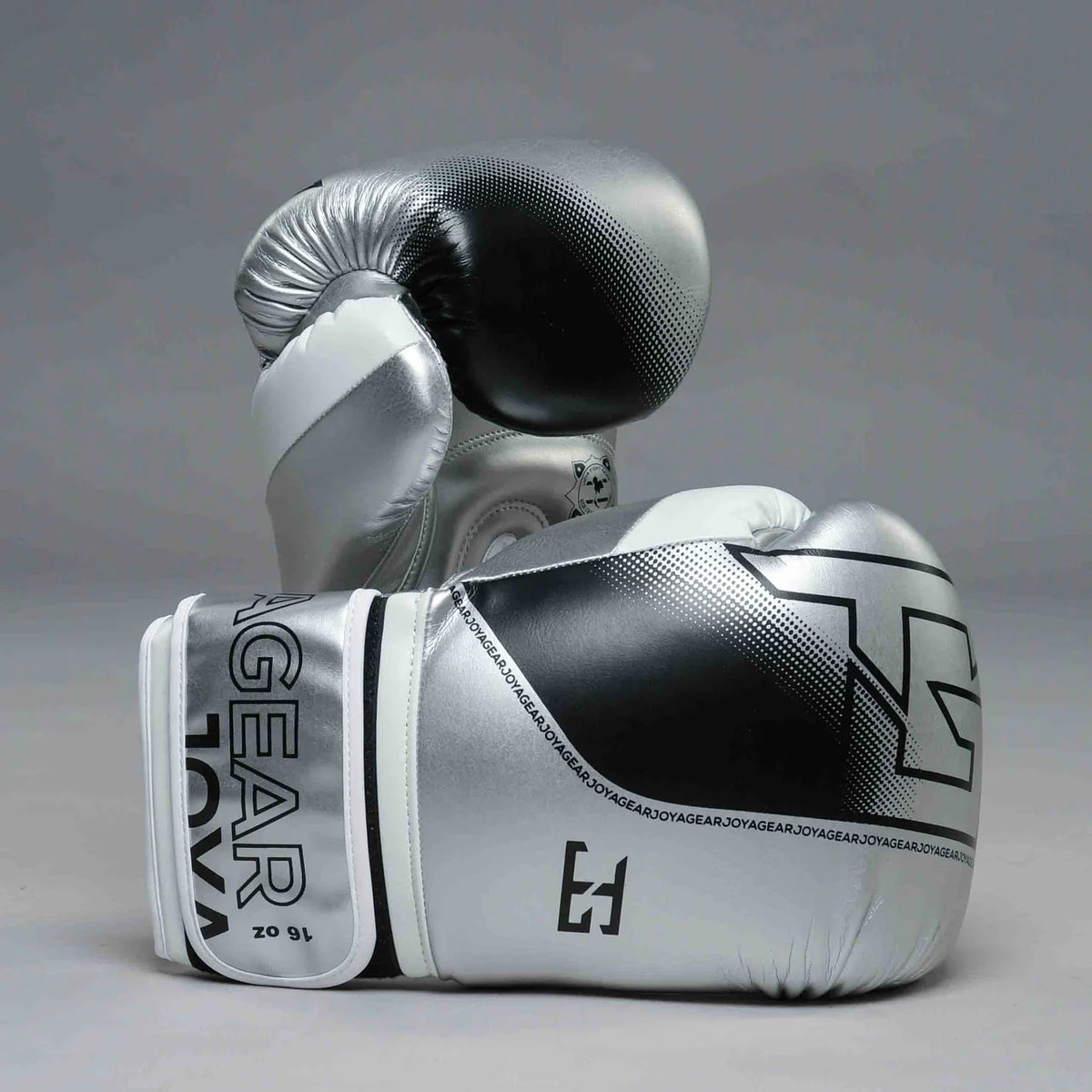 Joyagear "Evolution" Bokshandschoenen - Zwart/Zilver/Wit
