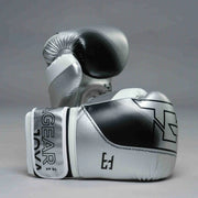 Joyagear "Evolution" Bokshandschoenen - Zwart/Zilver/Wit