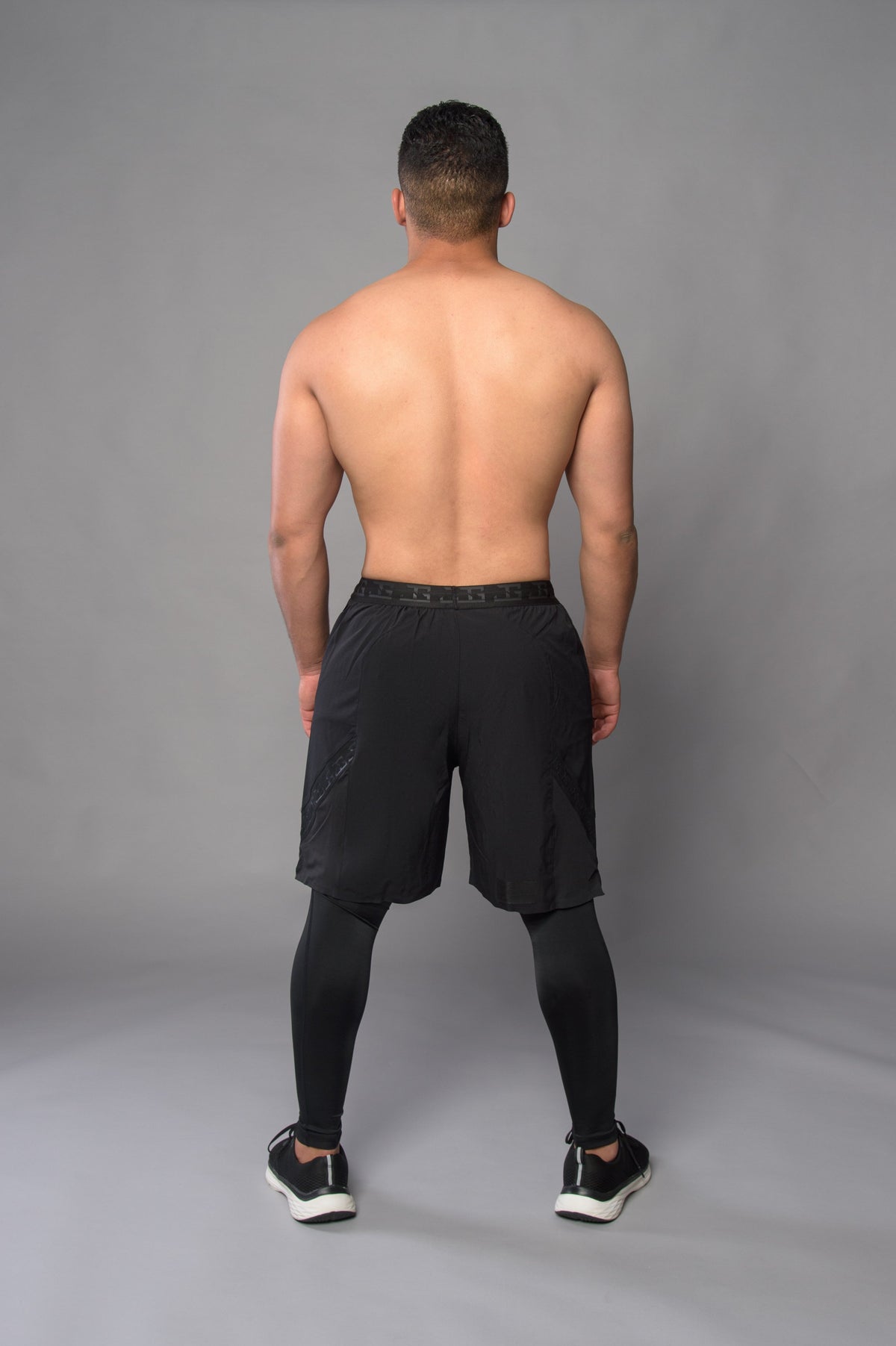 2-1 Broek met Lange Legging - Zwart