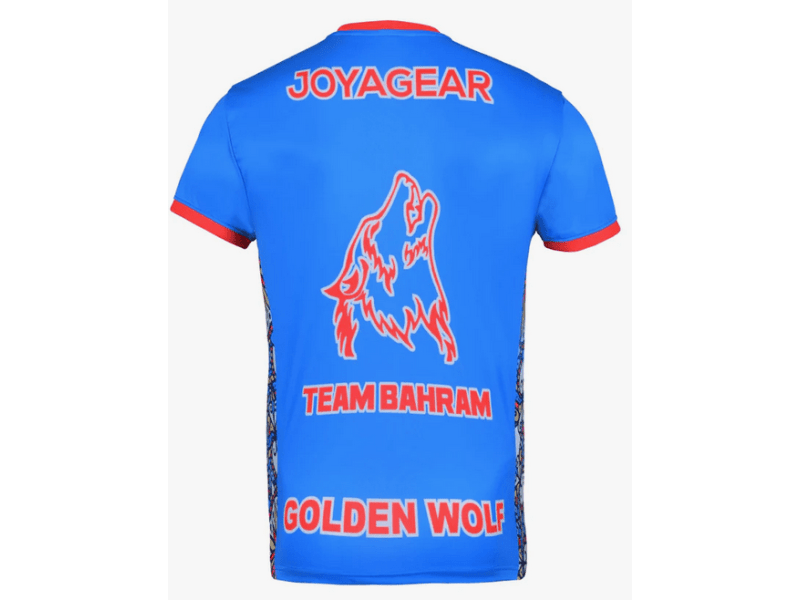 THE JOYAGEAR GOLDEN WOLF SHIRT - Blauw