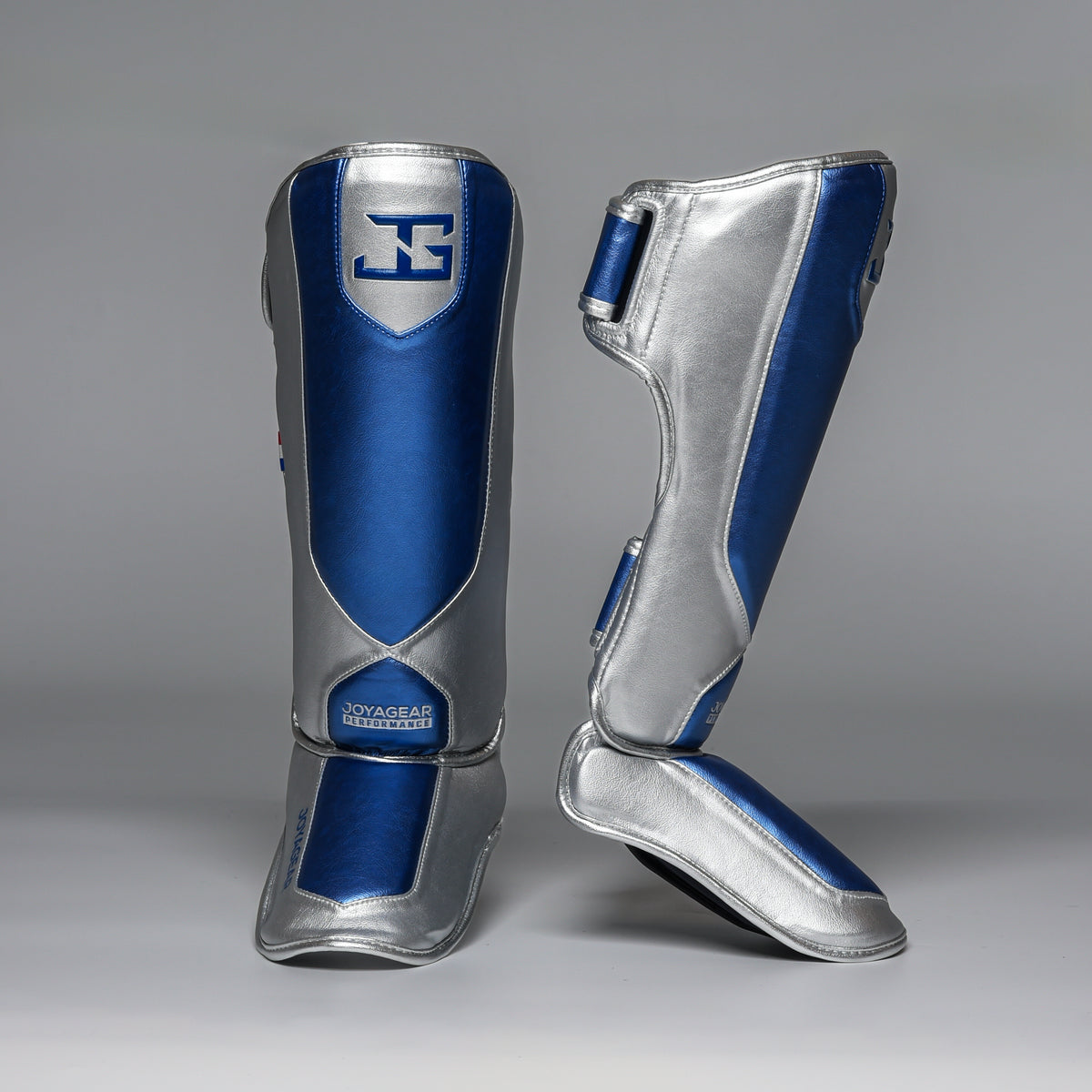 Joyagear Performance Scheenbeschermers - Blauw/Zilver
