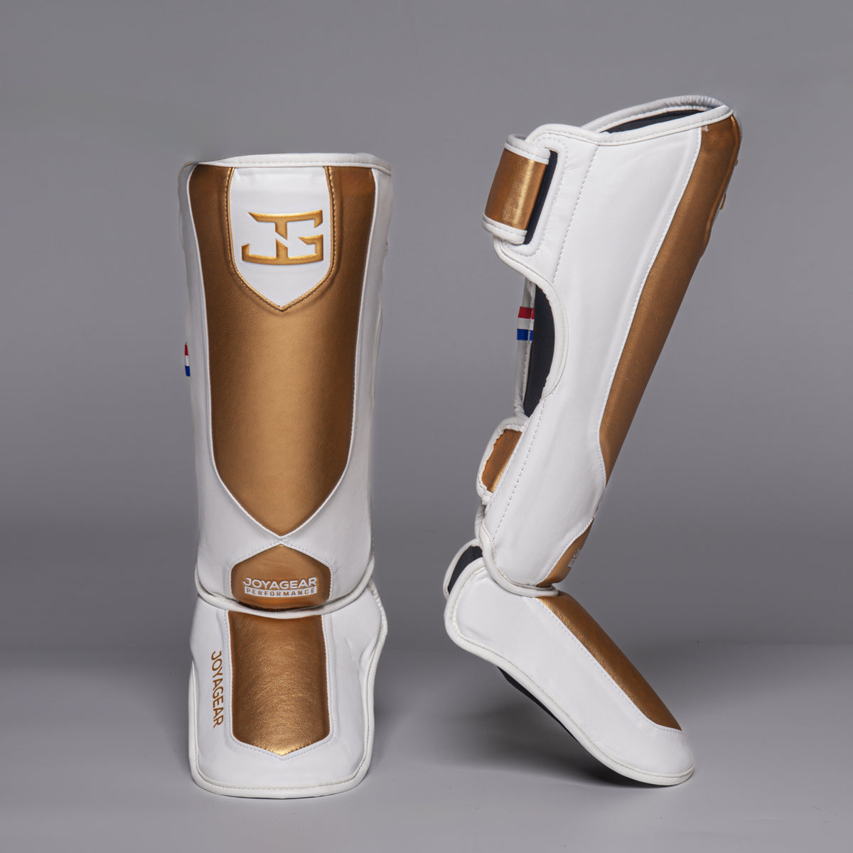 Joyagear Performance Scheenbeschermers - Goud/Wit